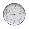 Home Decoration Round Plastic Wall Clock