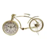 Vintage Bicycle Golden Table Wheel Clock